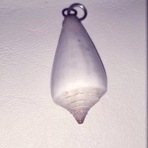 White Cone Shell Pendant